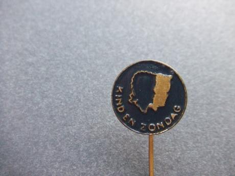 Nederlandsche Zondagsschool-Vereeniging (NZV)religie blauw rond model